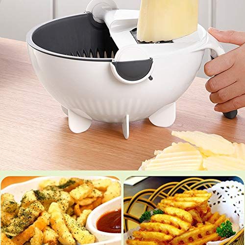 6-in-1 Multifunctional Salad Spinner & Vegetable Slicer – Grater, Shredder, Cutter & Washing Bowl

Short Product Title

6-in-1 Salad Spinner & Vegetable Cutter