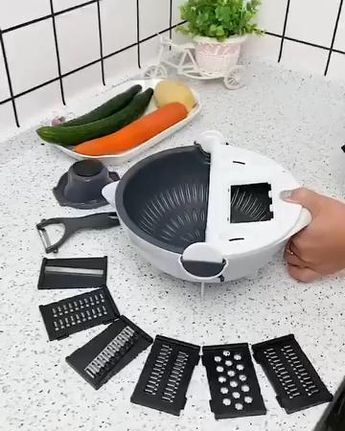6-in-1 Multifunctional Salad Spinner & Vegetable Slicer – Grater, Shredder, Cutter & Washing Bowl

Short Product Title

6-in-1 Salad Spinner & Vegetable Cutter